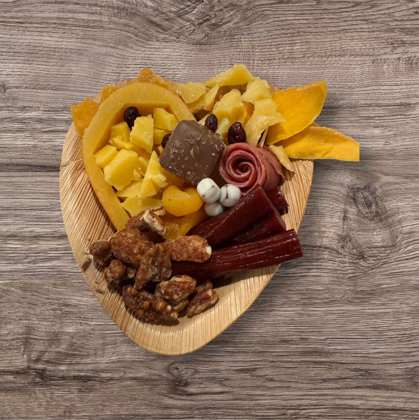 Small Heart Charcuterie Board